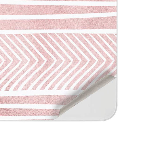 Pink and White Stripes Surface Duo Skin