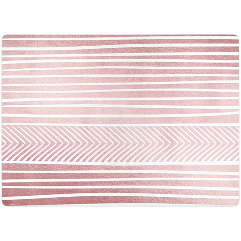 Pink and White Stripes Surface Laptop 4 15in Skin