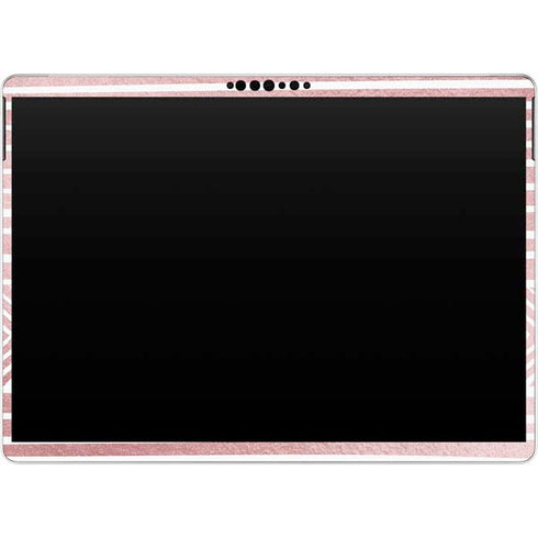 Pink and White Stripes Surface Pro 8 Skin