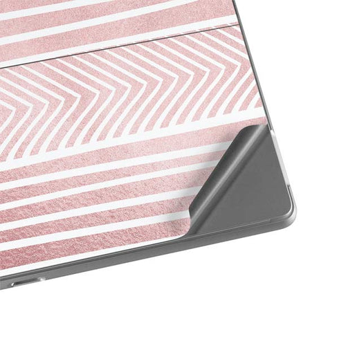 Pink and White Stripes Surface Pro 8 Skin