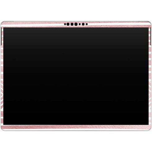 Pink and White Stripes Surface Pro 9 Skin