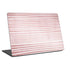 Pink and White Stripes Universal Laptop 16.6in (13.4 x 9.7in) Skin