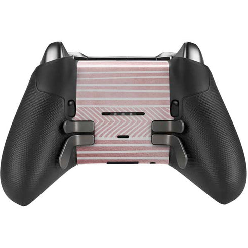 Pink and White Stripes Xbox Elite Wireless Controller Series 2 Skin