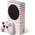 Pink and White Stripes Xbox Series S Skins