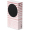 Pink and White Stripes Xbox Series S Console Skin