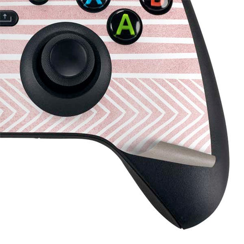 Pink and White Stripes Xbox Series X Bundle Skin