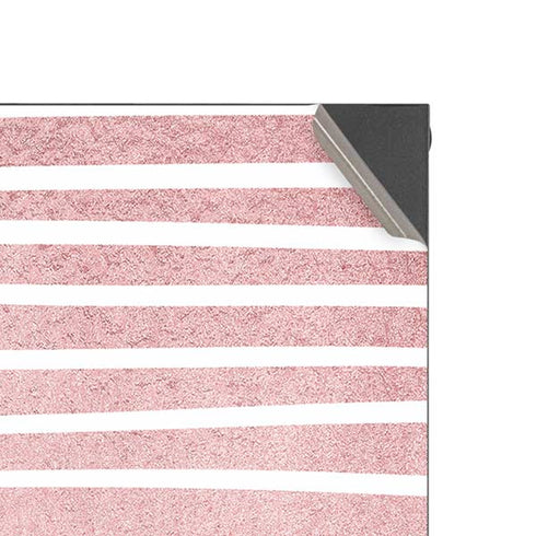 Pink and White Stripes Xbox Series X Console Skin