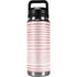 Pink and White Stripes YETI Rambler 26oz Bottle Skin