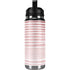 Pink and White Stripes YETI Rambler 26oz Bottle Skin