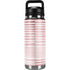 Pink and White Stripes YETI Rambler 26oz Bottle Skin