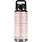 Pink and White Stripes YETI Rambler 36oz Bottle Skin