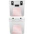 Pink and White Stripes YETI Roadie 24 Hard Cooler Skin