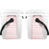 Pink and White Stripes YETI Roadie 24 Hard Cooler Skin