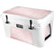 Pink and White Stripes YETI Tundra 45 Hard Cooler Skin