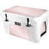 Pink and White Stripes YETI Tundra 45 Hard Cooler Skin