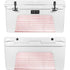 Pink and White Stripes YETI Tundra 65 Hard Cooler Skin