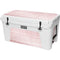 Pink and White Stripes YETI Tundra 75 Hard Cooler Skin