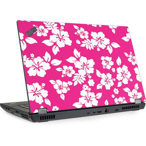 Pink and White Lenovo ThinkPad Skin