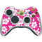 Pink and White Xbox 360 Wireless Controller Skin