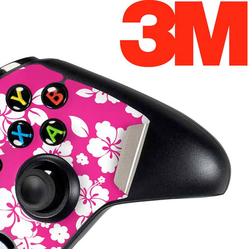 Pink and White Xbox One Controller Skin