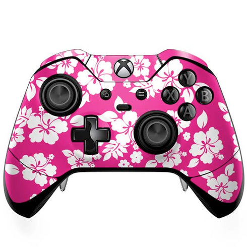 Pink and White Xbox One Elite Controller Skin