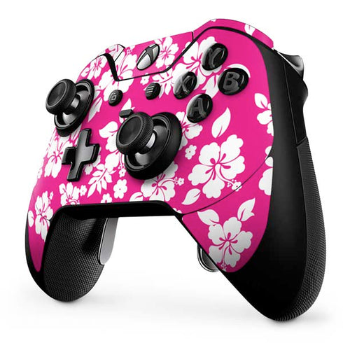 Pink and White Xbox One Elite Controller Skin