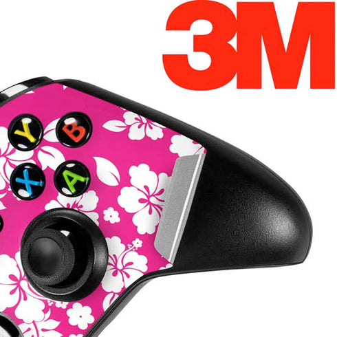 Pink and White Xbox One X Controller Skin