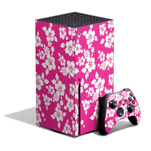 Pink and White Xbox Series X Bundle Skin