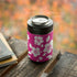 Pink and White Yeti Colster Can Insulator Skin