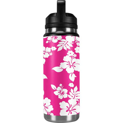 Pink and White YETI Rambler 26oz Bottle Skin