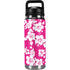 Pink and White YETI Rambler 26oz Bottle Skin