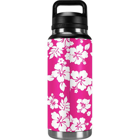 Pink and White YETI Rambler 36oz Bottle Skin