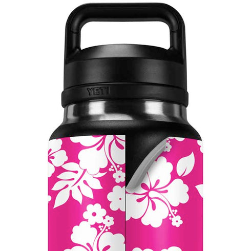 Pink and White YETI Rambler 36oz Bottle Skin