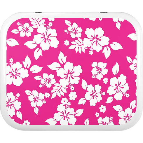 Pink and White YETI Roadie 24 Hard Cooler Skin
