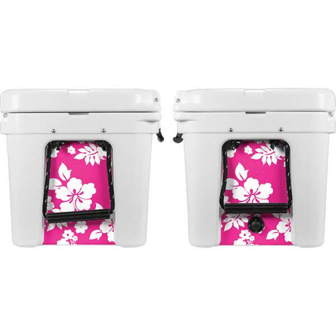 Pink and White YETI Tundra 35 Hard Cooler Skin