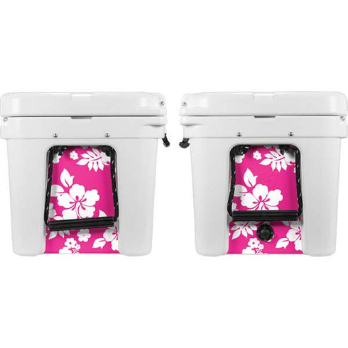 Pink and White YETI Tundra 45 Hard Cooler Skin