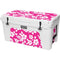 Pink and White YETI Tundra 75 Hard Cooler Skin