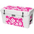 Pink and White YETI Tundra 75 Hard Cooler Skin