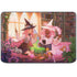 Pink Anime Witch Girls in Library with Cats by Ivy Dolamore HP Chromebook Skin