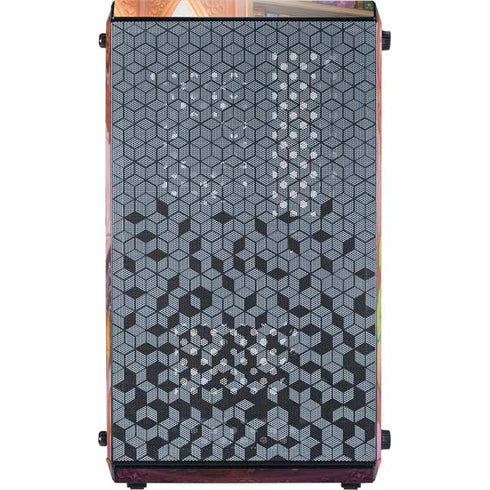 Pink Anime Witch Girls in Library with Cats by Ivy Dolamore Cooler Master MasterBox Q300L Mini Tower Skin