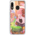 Pink Anime Witch Girls in Library with Cats by Ivy Dolamore Galaxy A20 Clear Case