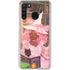 Pink Anime Witch Girls in Library with Cats by Ivy Dolamore Galaxy A21 Clear Case