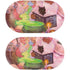 Pink Anime Witch Girls in Library with Cats by Ivy Dolamore Galaxy Buds Skin