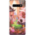 Pink Anime Witch Girls in Library with Cats by Ivy Dolamore Galaxy S10 Plus Skin