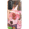 Pink Anime Witch Girls in Library with Cats by Ivy Dolamore Galaxy S21 5G Pro Case