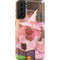 Pink Anime Witch Girls in Library with Cats by Ivy Dolamore Galaxy S21 Plus 5G Pro Case