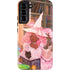 Pink Anime Witch Girls in Library with Cats by Ivy Dolamore Galaxy S22 Plus Pro Case