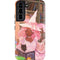 Pink Anime Witch Girls in Library with Cats by Ivy Dolamore Galaxy S22 Pro Case