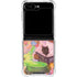 Pink Anime Witch Girls in Library with Cats by Ivy Dolamore Galaxy Z Flip5 5G Clear Case