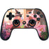 Pink Anime Witch Girls in Library with Cats by Ivy Dolamore Google Stadia Controller Skin